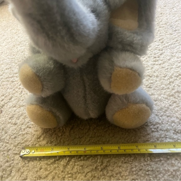 the westcliff collection plushie gray elephant sitting stuffed animal 10” - Picture 2 of 4